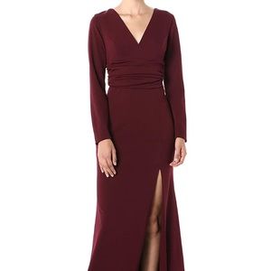 NWT Dress the Population Burgundy Dress, XS